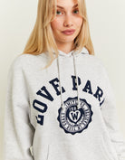Varsity Oversize Hoodie | Grey