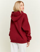 Varsity Oversize Hoodie | Red