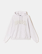 Oversized Sweatshirt with Front Print | Grey Heather