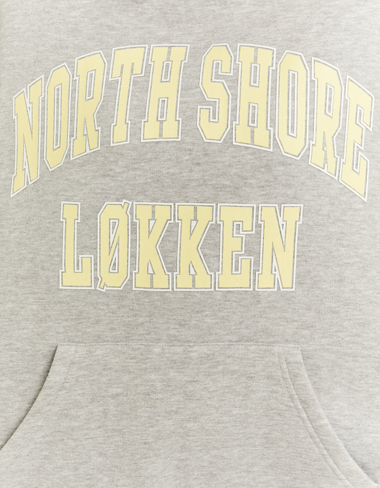 Oversized Sweatshirt with Print | Grey