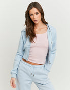 Zip Up Hoodie | Blue