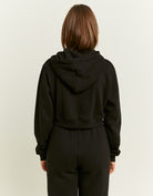 Cropped Hoodie | Black