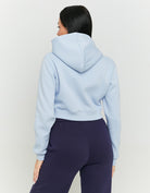 Cropped Hoodie | Blue