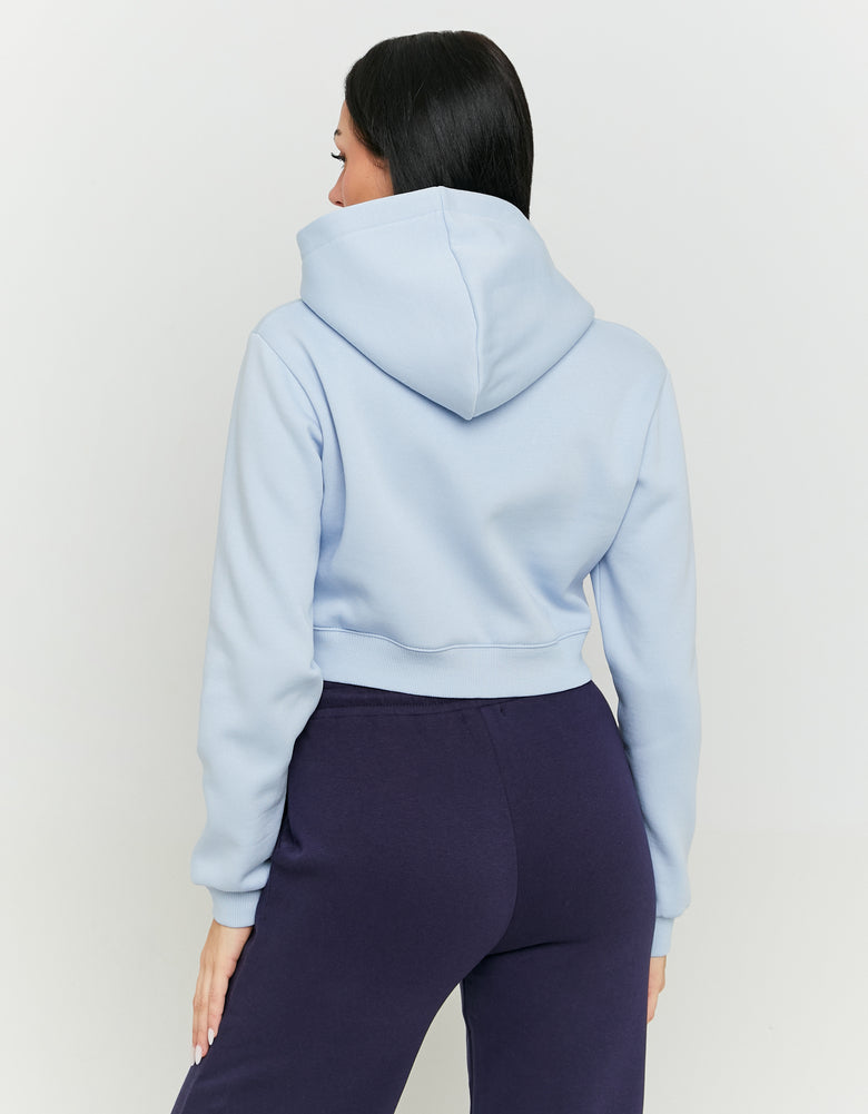 Cropped Hoodie | Blue