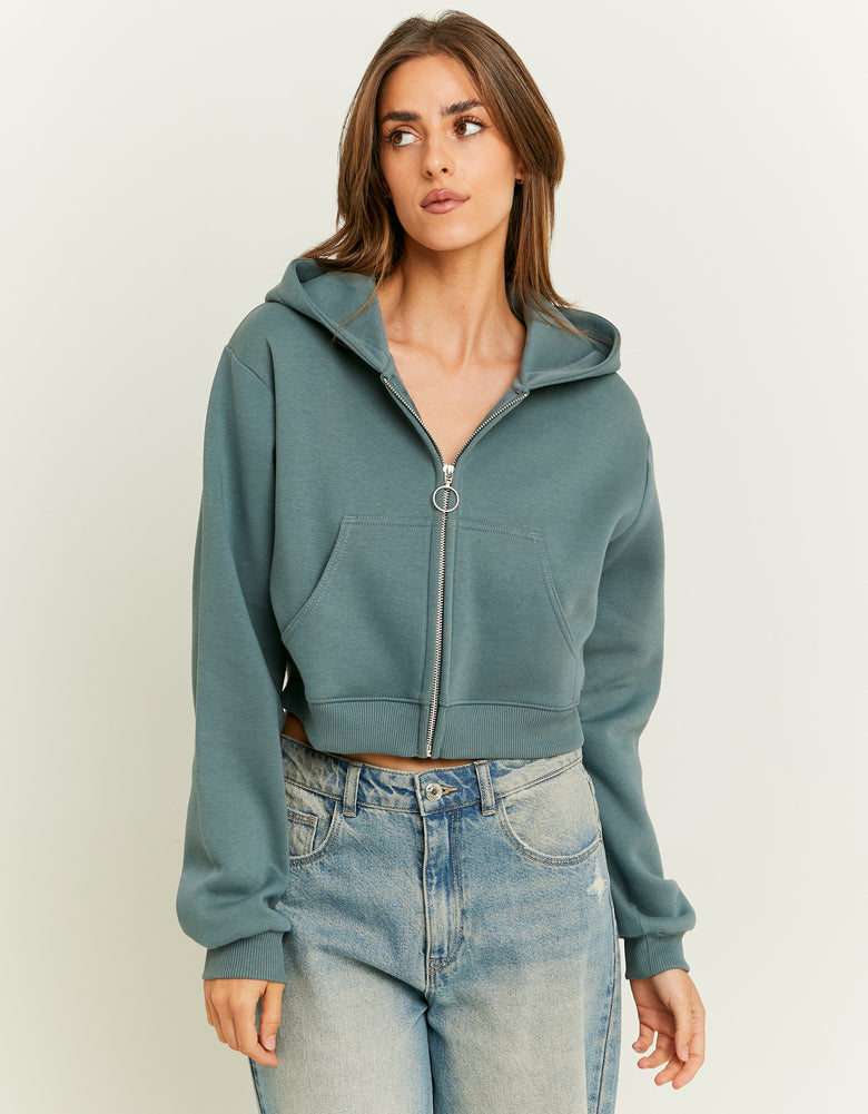 Cropped Hoodie | Leaf