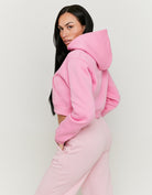 Cropped Hoodie | Pink
