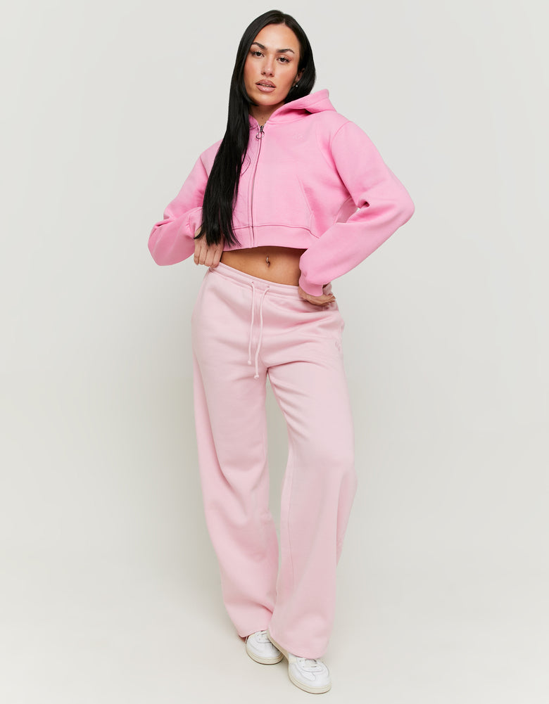 Cropped Hoodie | Pink