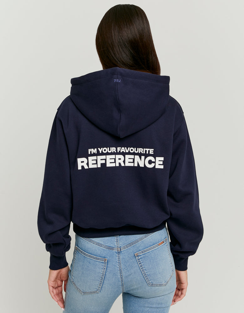 Graphic Hoodie | Navy