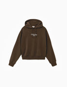 hoodie with embroidery | Brown