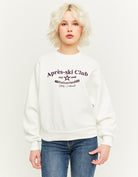 Oversize Printed Sweatshirt | Off white