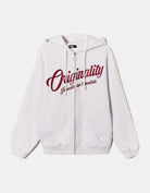 Oversized Sweatshirt with Print | Grey Heather