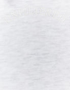Sweatshirt with Polo Neck | Light Grey
