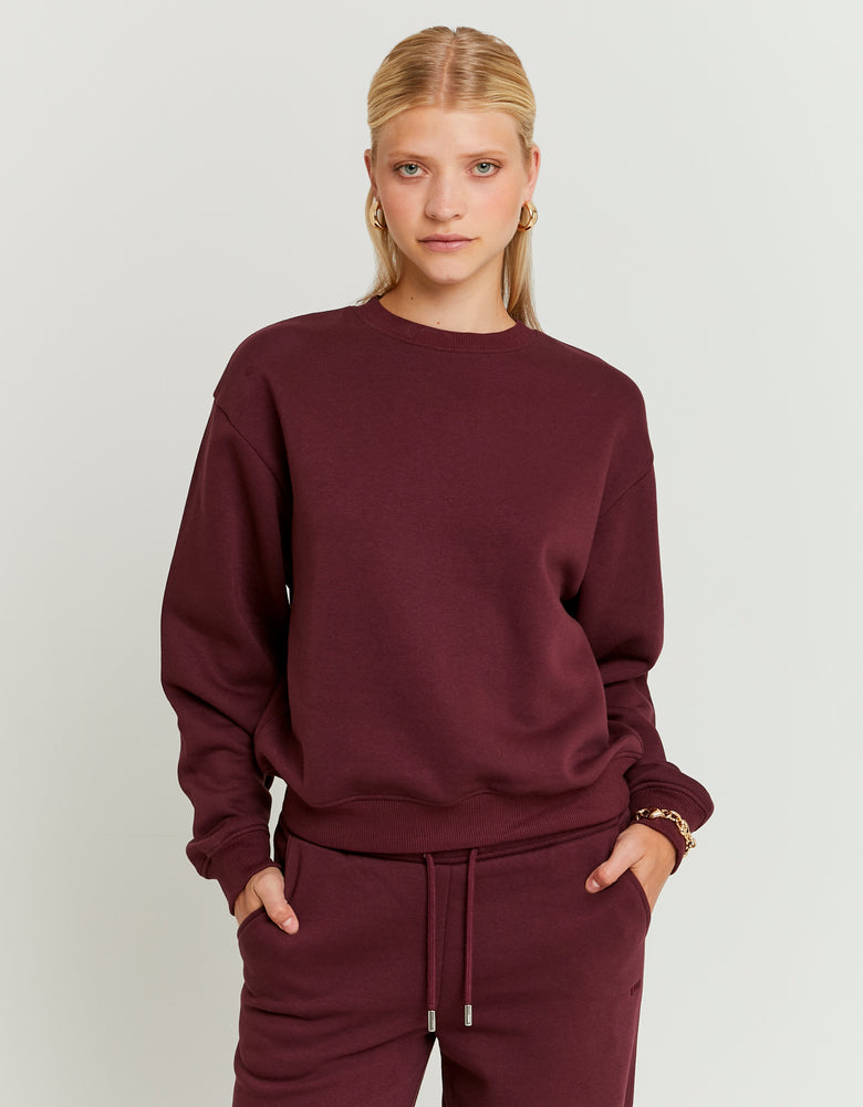 Basic Sweatshirt | Bordeau