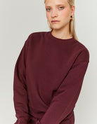 Basic Sweatshirt | Bordeau