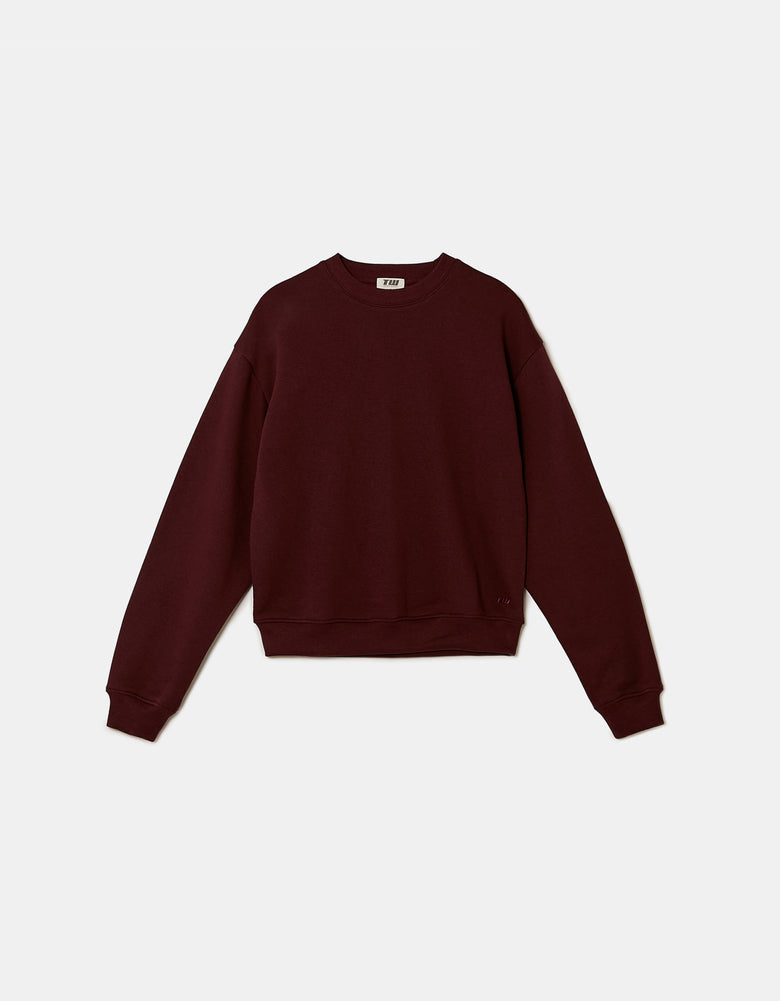 Basic Sweatshirt | Bordeau