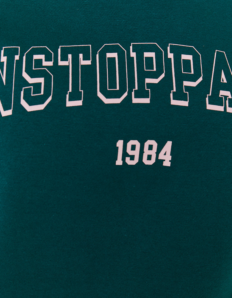 Sweatshirt with Graphic Detail | Green