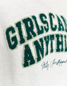 Oversized Printed Sweatshirt | Grey
