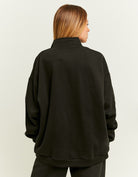Sweatshirt with Print | Black