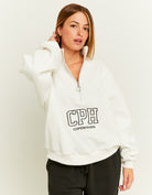 Sweatshirt with Print | Off White