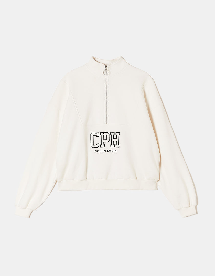 Sweatshirt with Print | Off White