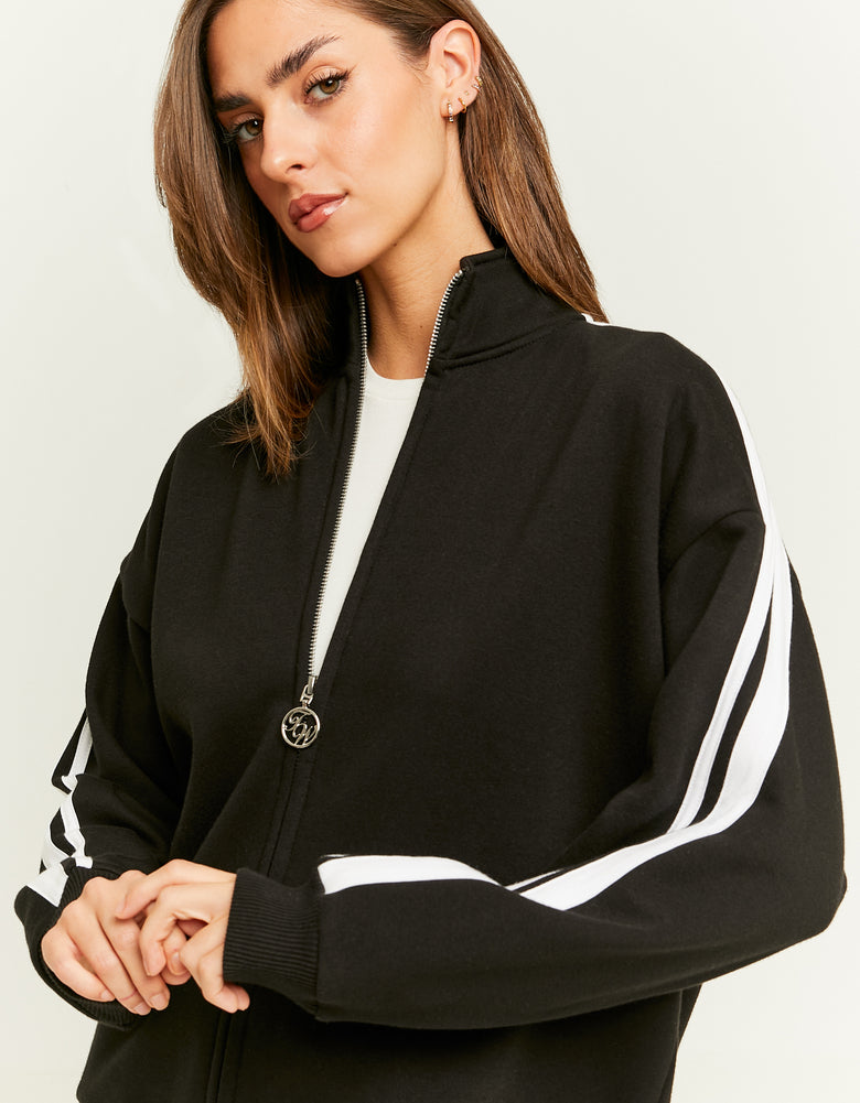 Zip Up Sweatshirt | Black