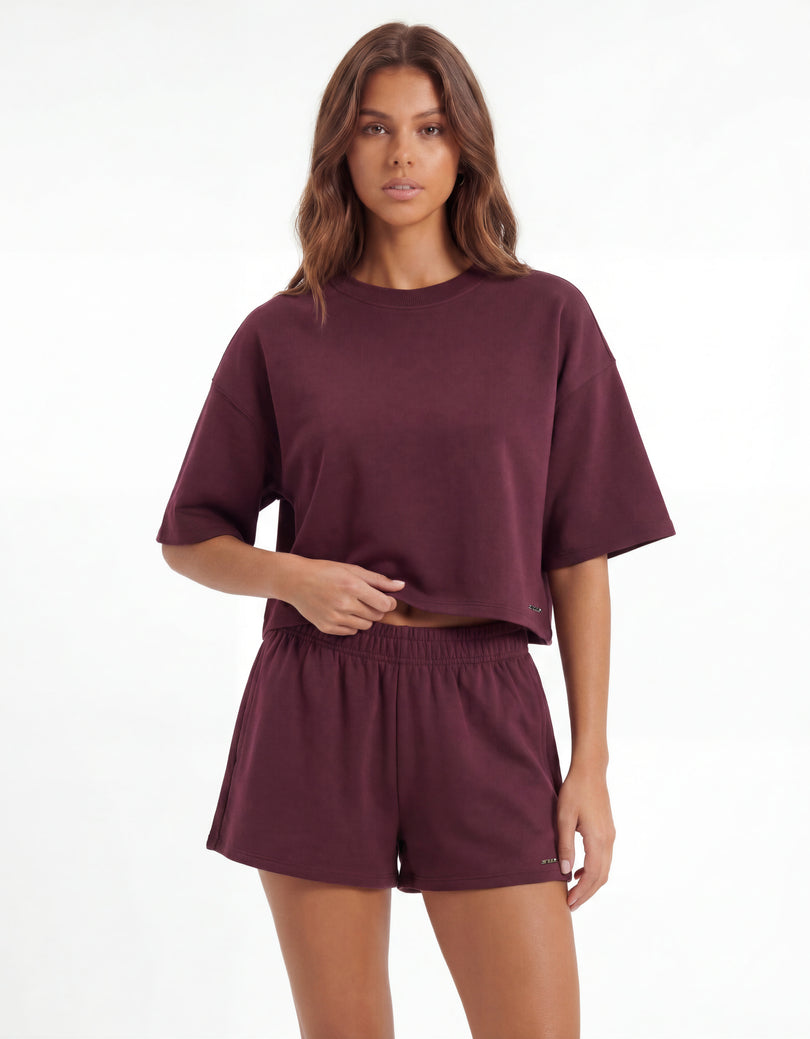 Loose T-shirt | Bordeau