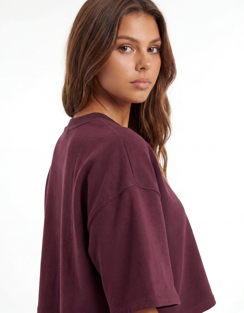 Loose T-shirt | Bordeau