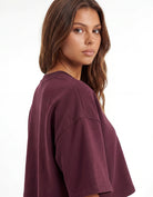 Loose T-shirt | Bordeau