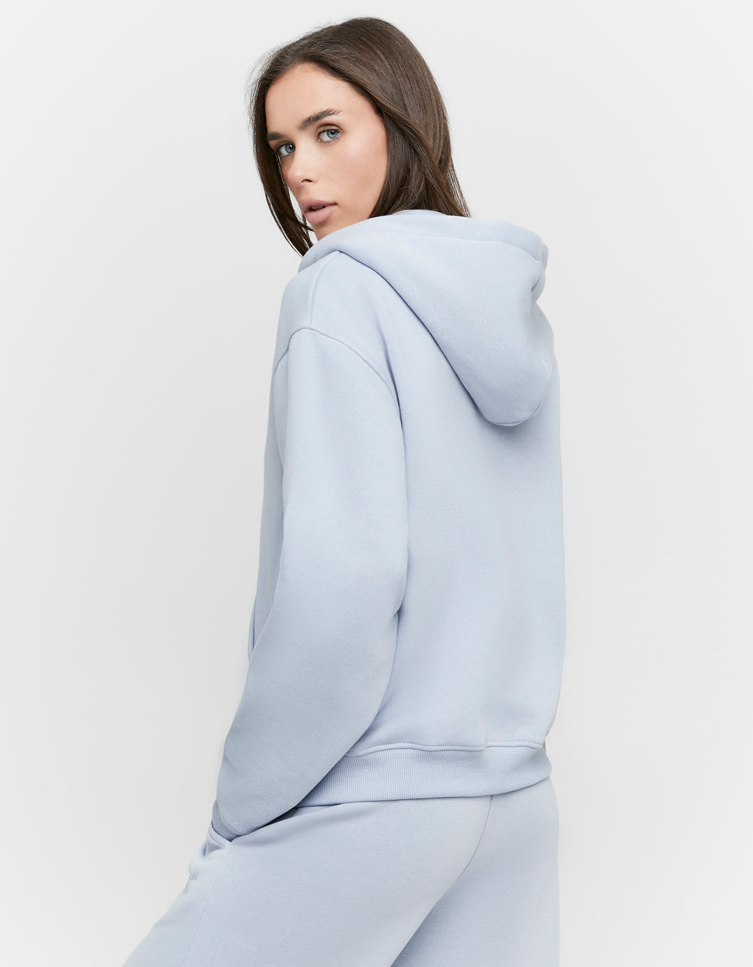 Zip Up Hoodie | Light Blue