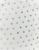 Top with Rhinestones | White