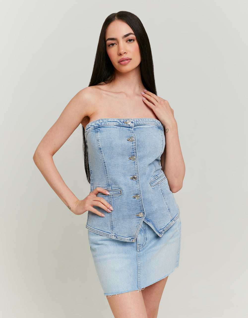 Denim Top | Blue