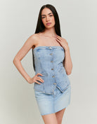 Denim Top | Blue