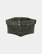 Strapless Denim Top | Vintage Wash