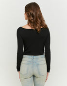 Basic T-shirt long sleeves | Black