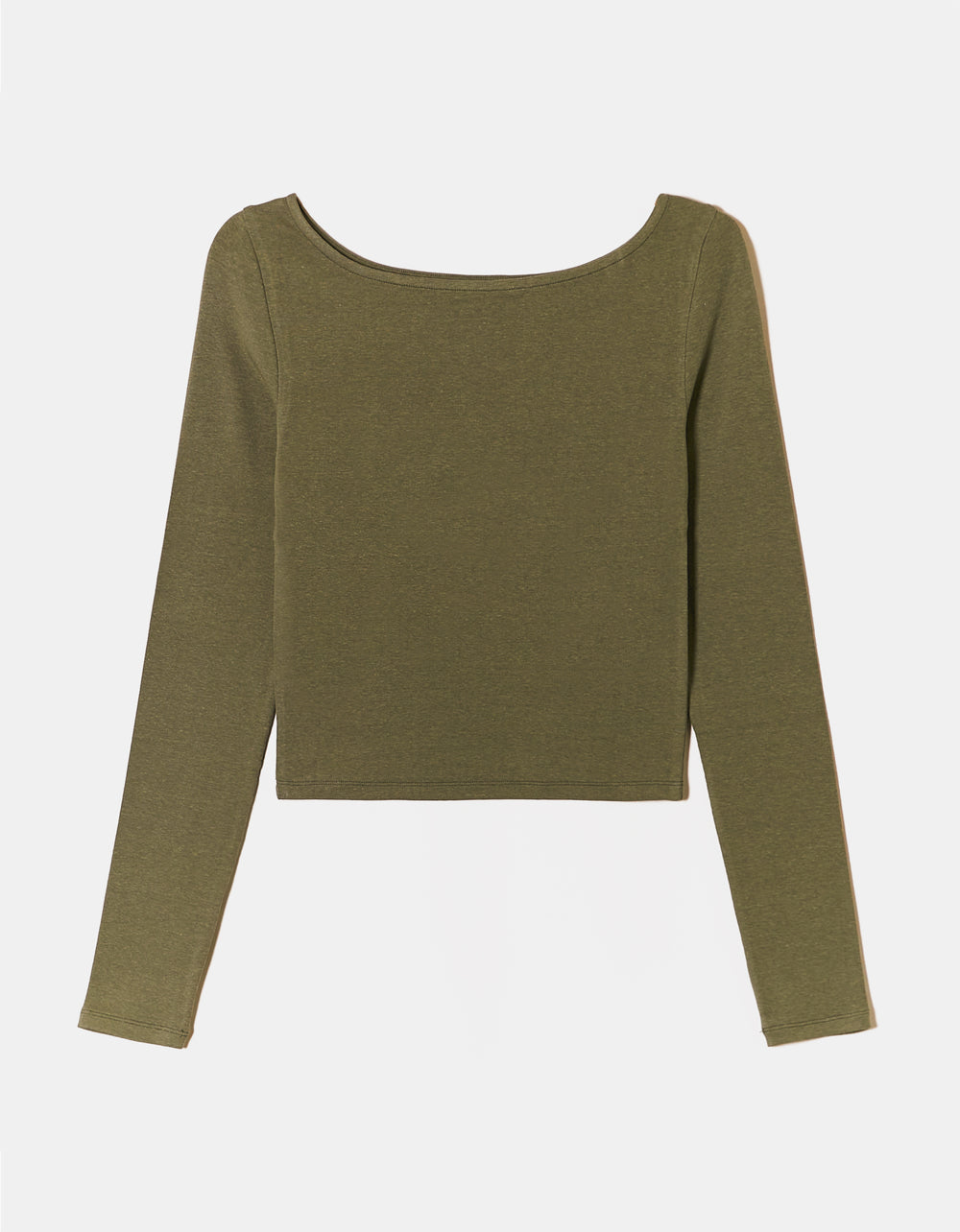 Basic T-shirt long sleeves | Kaki