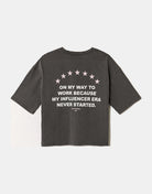 Oversized Printed T-Shirt | Grey