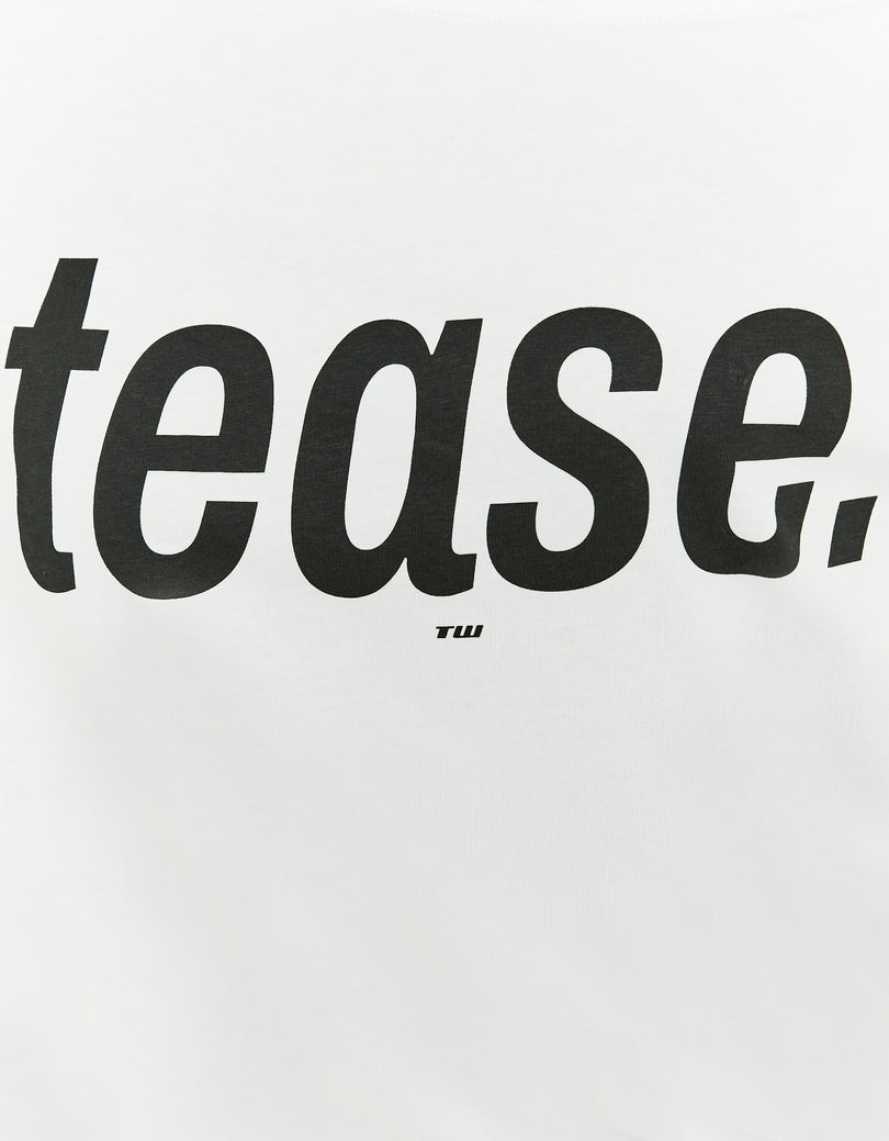 Printed T-shirt | White