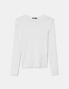 Wash Long Sleeves T-shirt | White