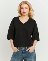Oversized Basic Tshirt | Black