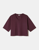 Oversized Basic Tshirt | Bordeau