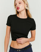 Basic T-shirt Short Sleeves | Black