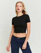 Basic T-shirt Short Sleeves | Black
