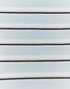 Basic T-shirt Short Sleeves | Blue Striped
