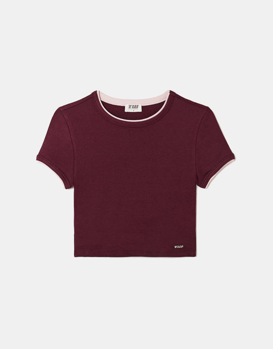 Basic T-shirt | Bordeau