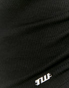 Polo Ruched T-shirt | Black