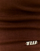Polo Ruched T-shirt | Brown
