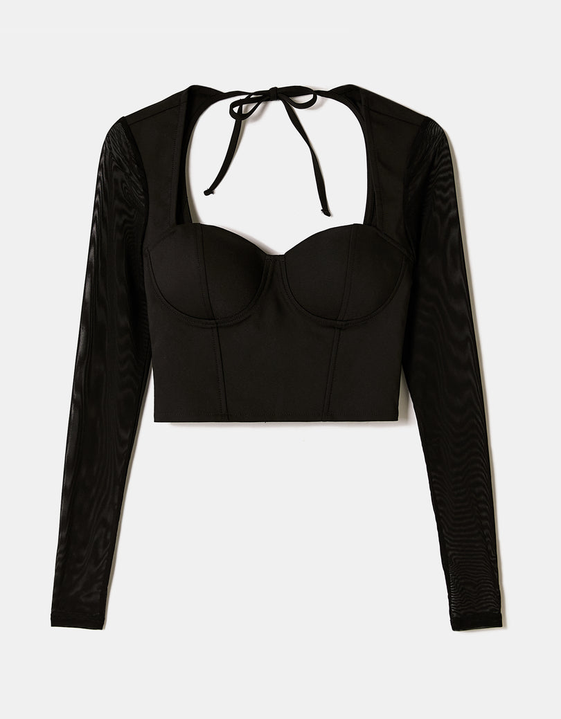 Bustier Top | Black