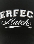 Cropped Printed T-shirt | Black-White