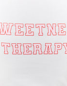 Cropped Printed T-shirt | White-Pink
