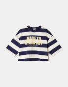 Oversized Printed T-shirt | Blue
